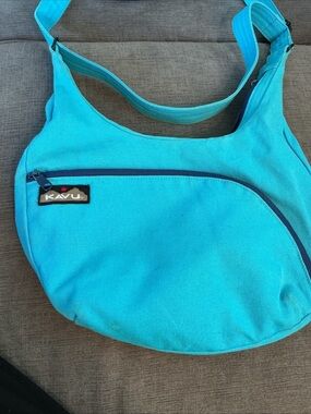 Kavu Bright Teal Shoulder Sling Bag